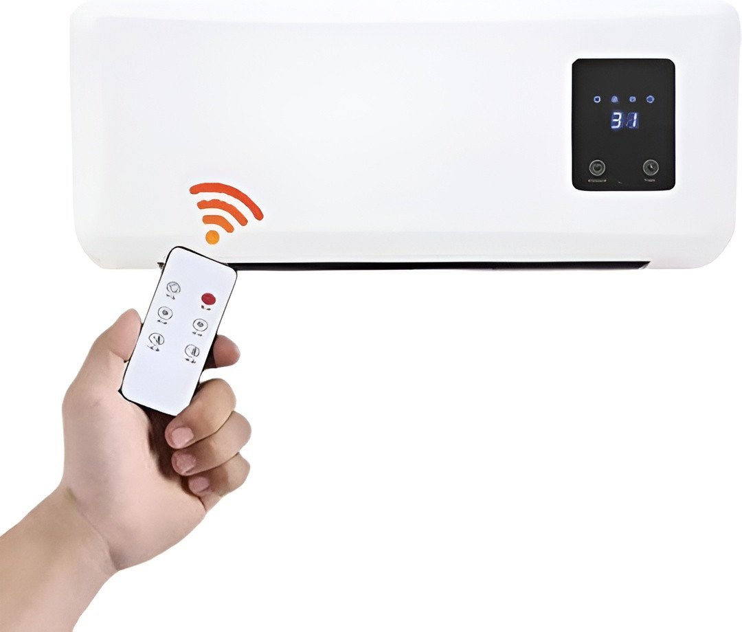 Prandtex 2000W Wall-Mounted Smart PTC Heater with Remote Control