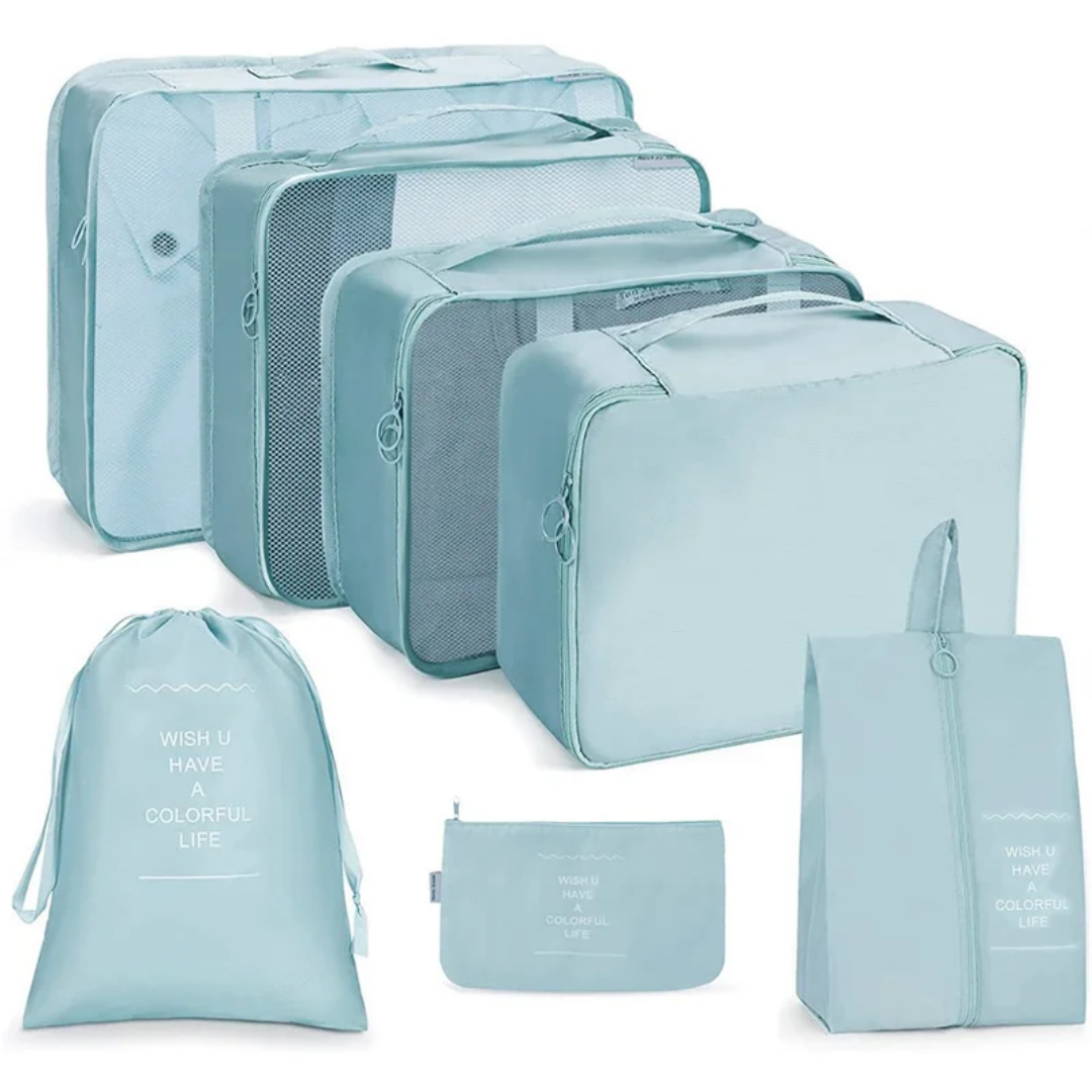 Travel Luggage Packing Cubes Set for Suitcase Organization