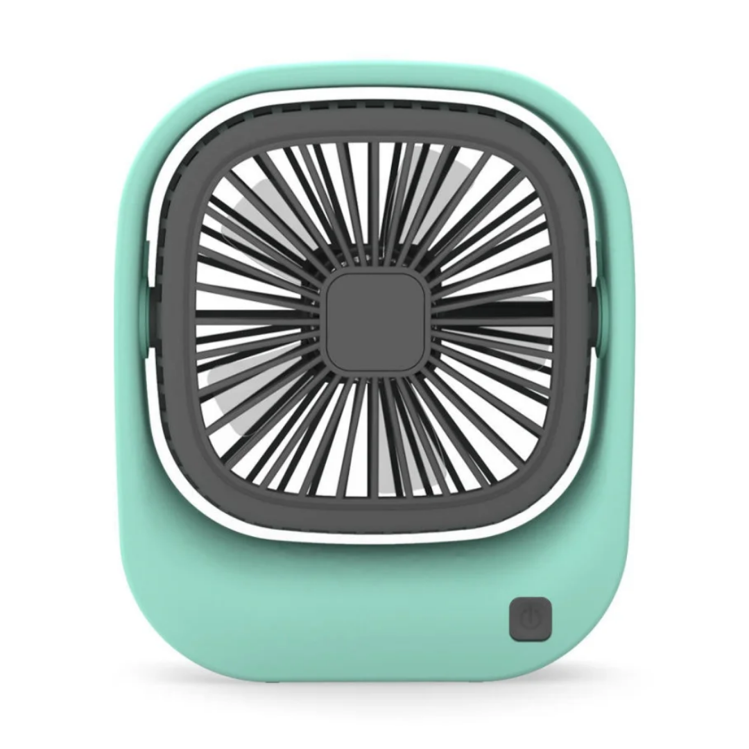 Portable USB Desk Fan with 3 Speeds and Adjustable Angle