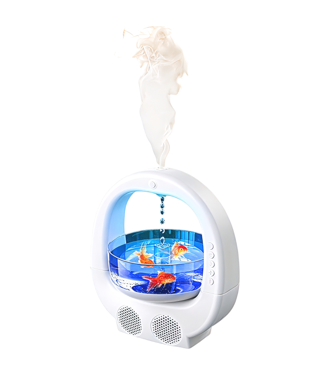 Smart Anti-Gravity Humidifier Bluetooth Speaker