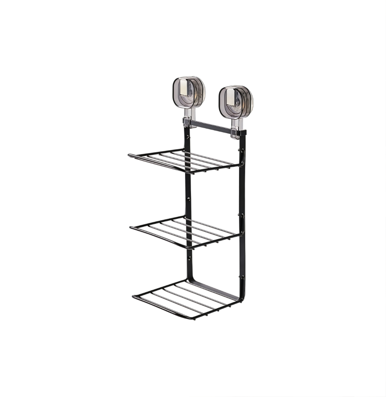 3-Tier Multi-Purpose Suction Cup Wall Organizer Rack