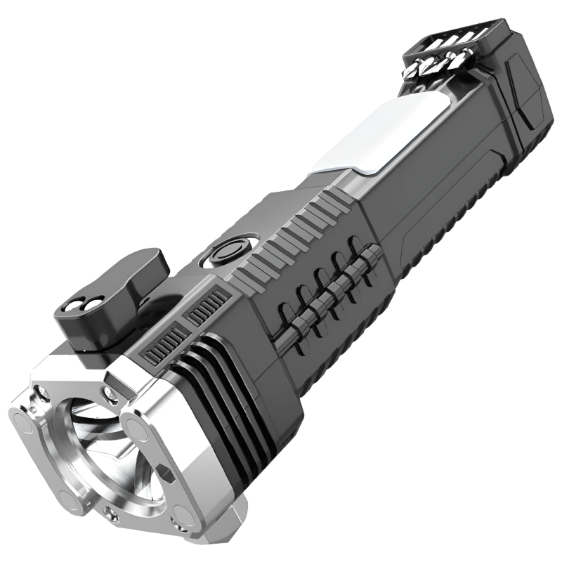 8-in-1 Multi-Functional Vehicle Rescue Flashlight & Emergency Power Bank