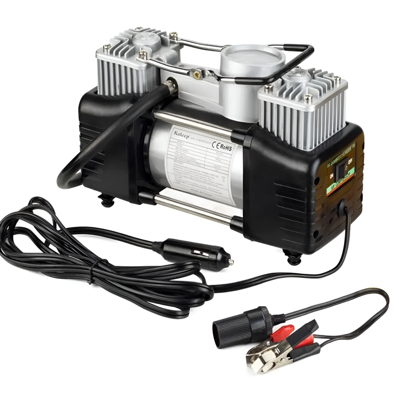 Professional 300W Double Cylinder Air Compressor Kit