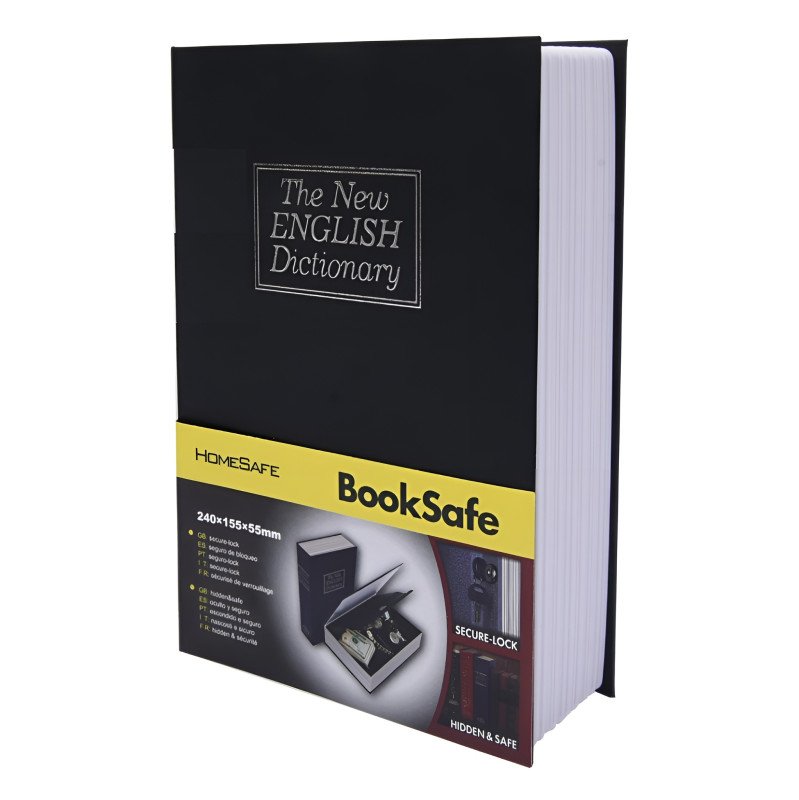 Hidden Dictionary Book Safe with Key Lock