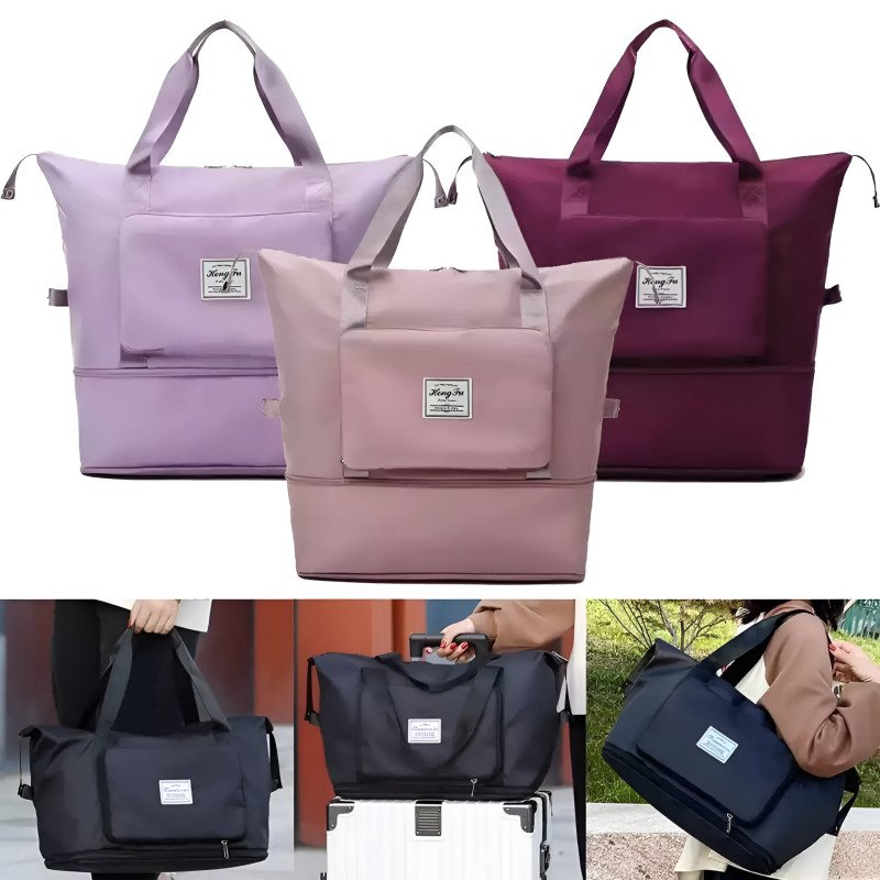 Large Capacity Foldable Travel & Gym Bag