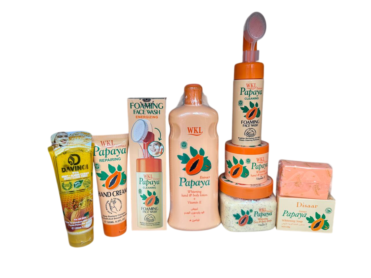 Natural Papaya Skin Brightening & Care Full Set