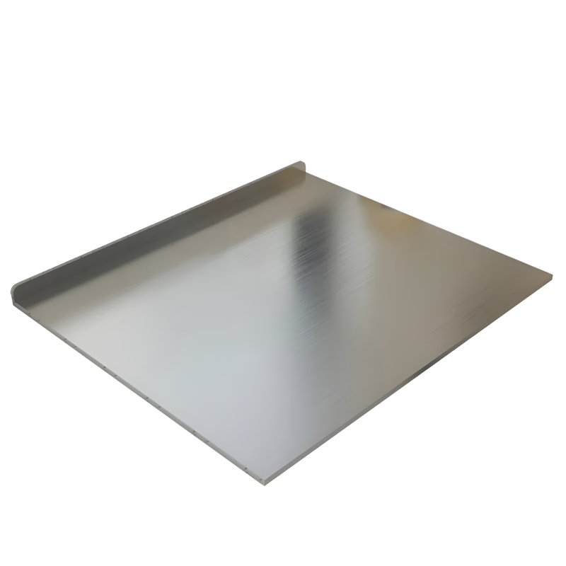 Stainless Steel Cutting Board with Anti-Slip Lip for Countertop Protection
