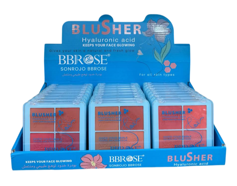 4-Color Glowing Blusher Palette