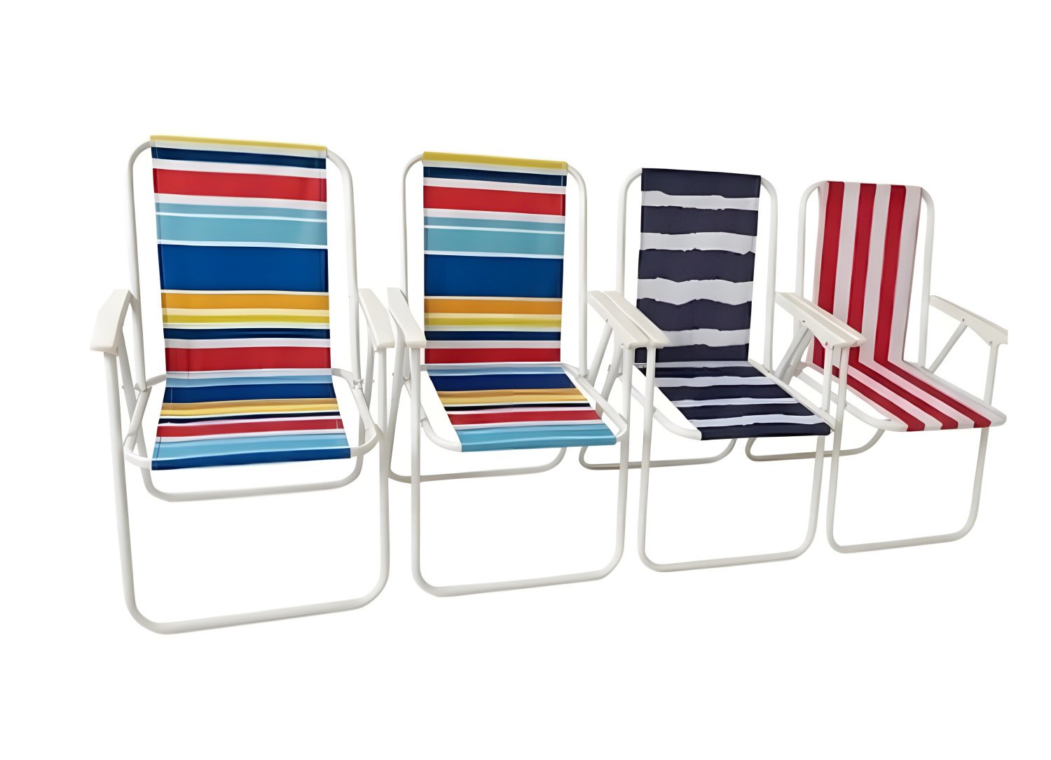 Portable Folding Camping and Beach Chair with Armrests