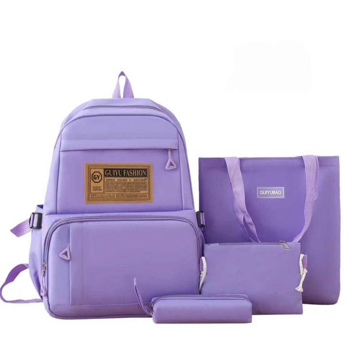 4-in-1 Stylish School Backpack Set