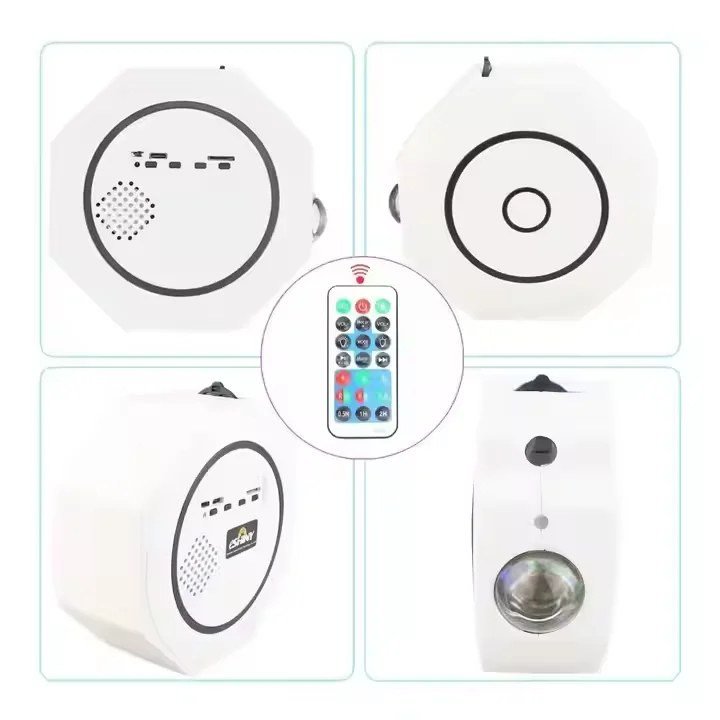 USB Galaxy Star Projector Night Light with Remote