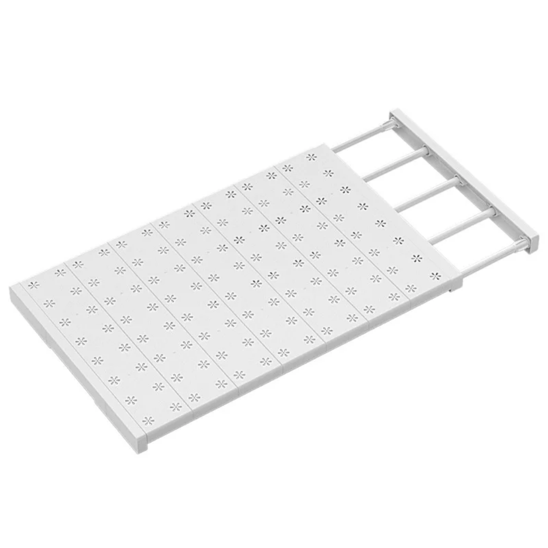 Adjustable Tension Shelf Storage Rack (48-80cm)