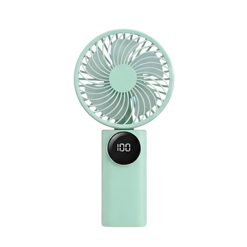 Portable Digital Display Folding Handheld Fan