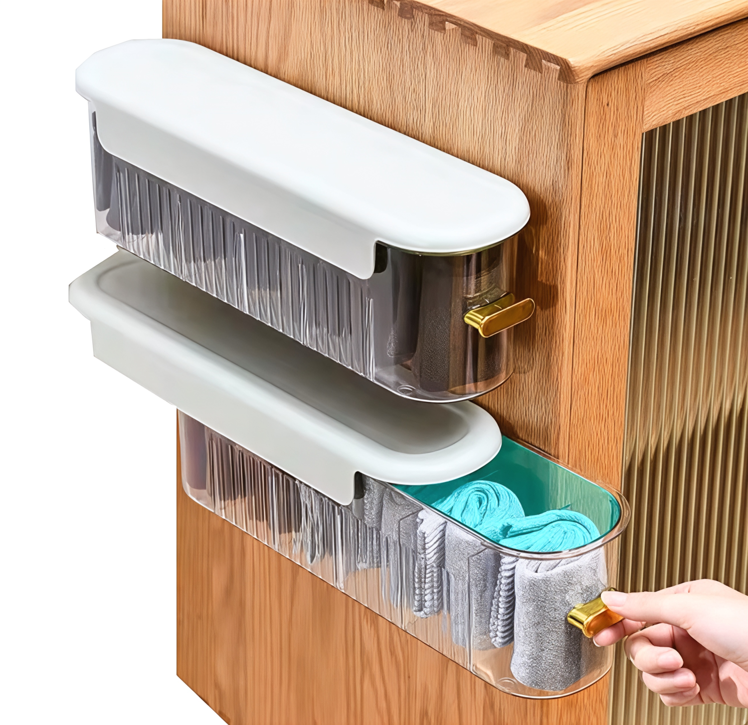 Multi-Purpose Wall-Mounted Hanging Drawer Organizer