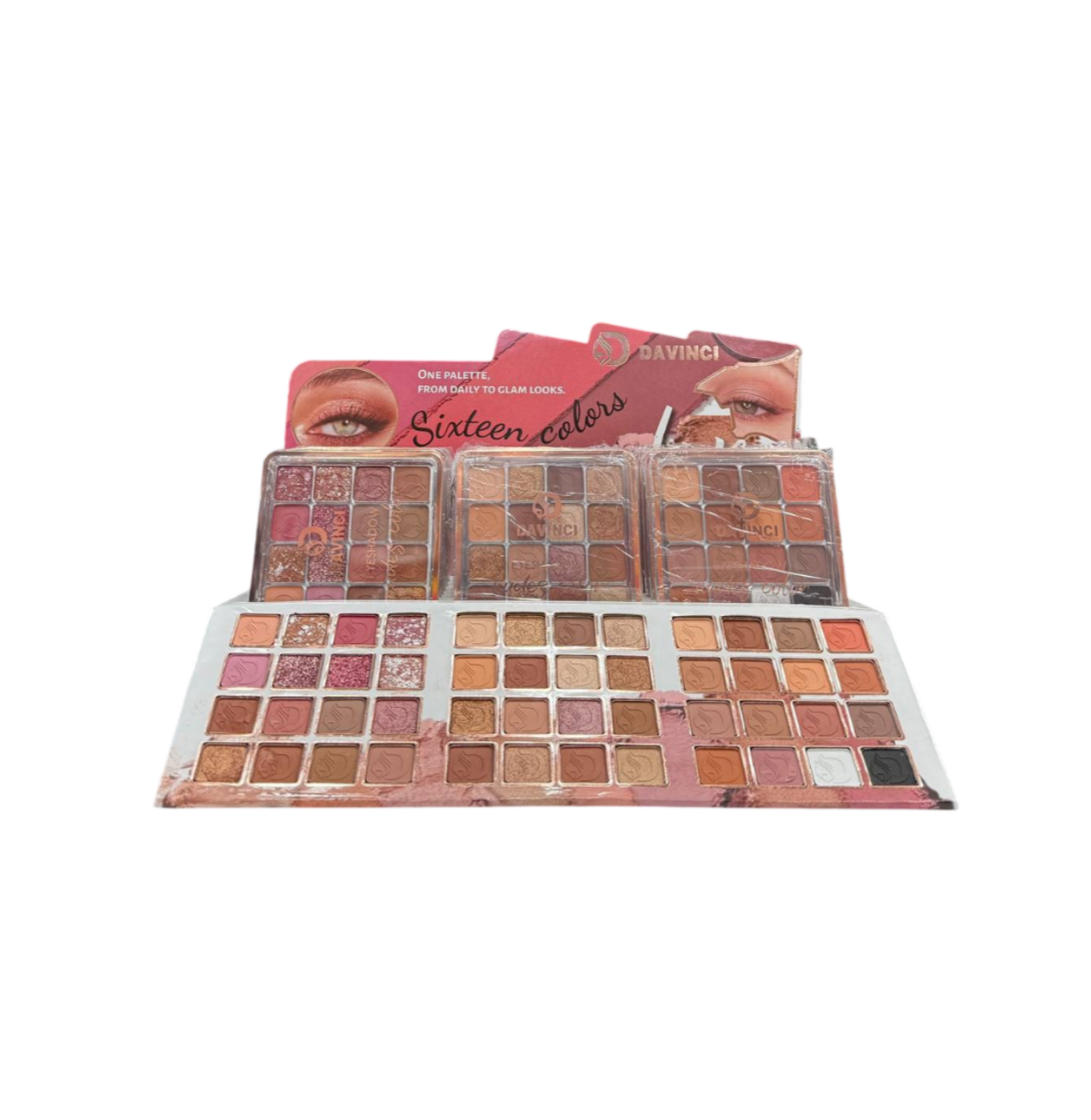 Davinci 16-Color Professional Eyeshadow Palette Set