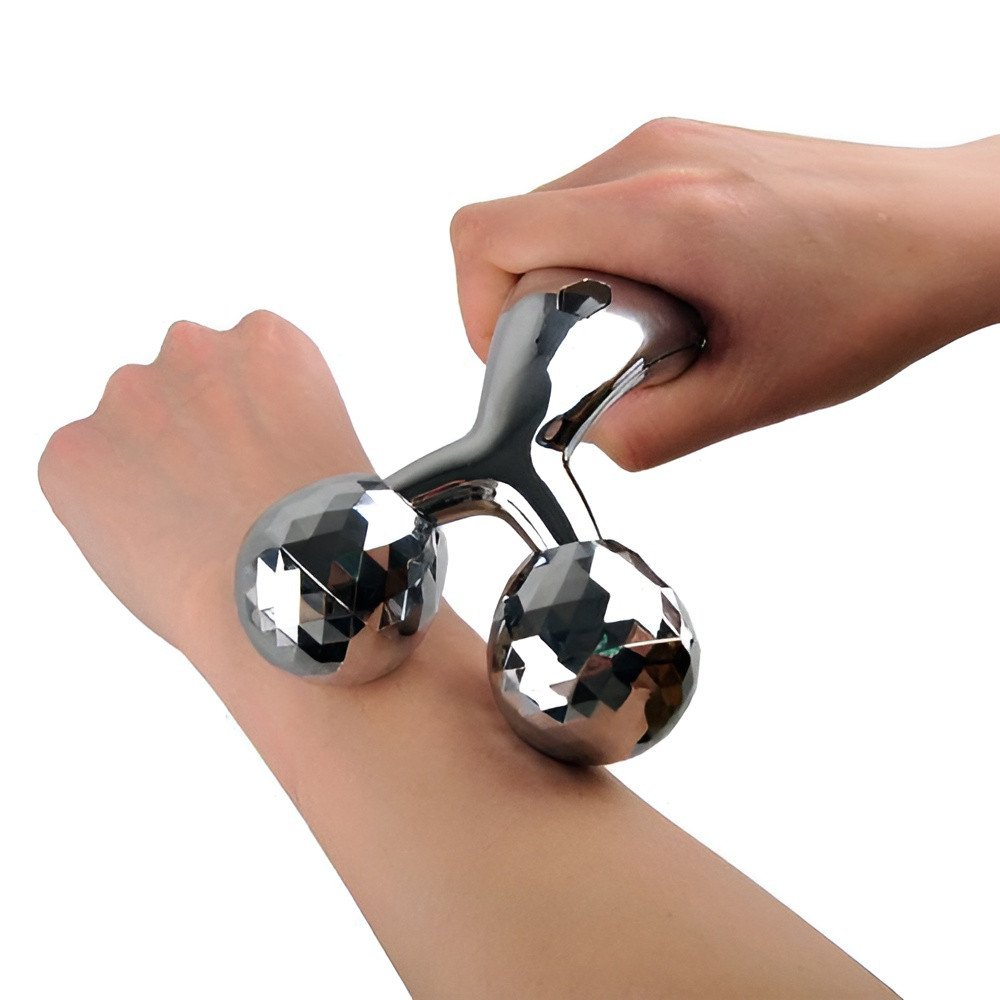 360 Degree Rotating 3D Roller Facial Massager Body Contouring Tool