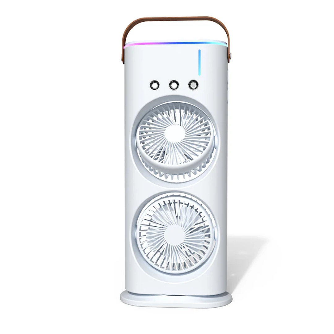 Portable Double-Ended Mist Spray Fan with Remote Control