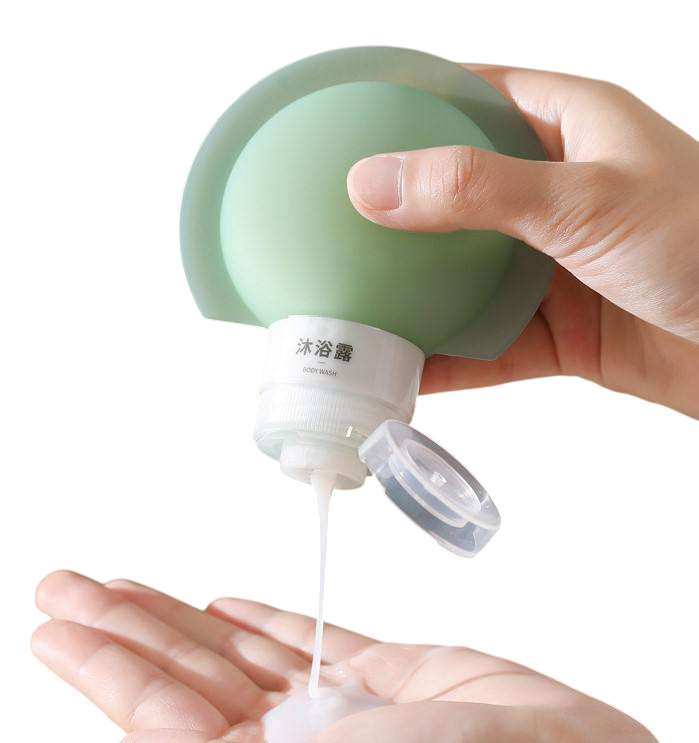 Portable Leak-Proof Silicone Travel Bottles Set