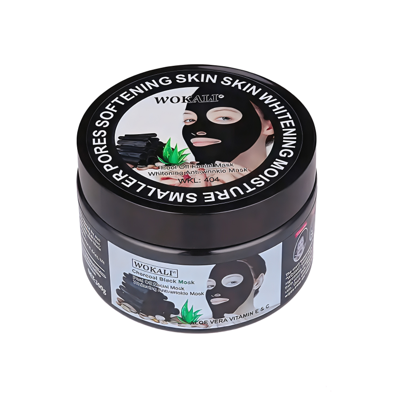 Charcoal Black Peel Off Facial Mask with Aloe Vera