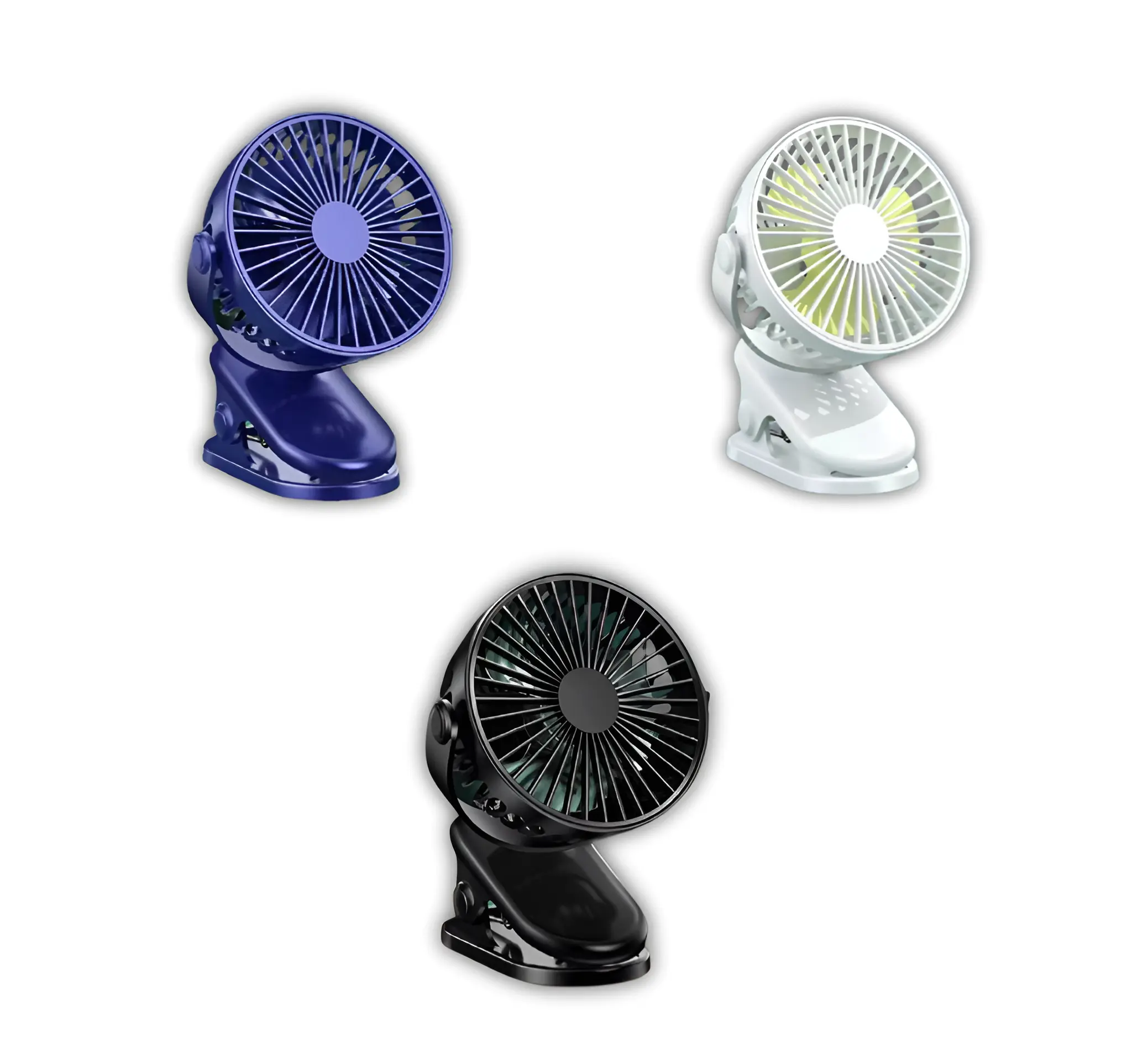 2-in-1 Dual Purpose Clip & Desktop USB Cooling Fan