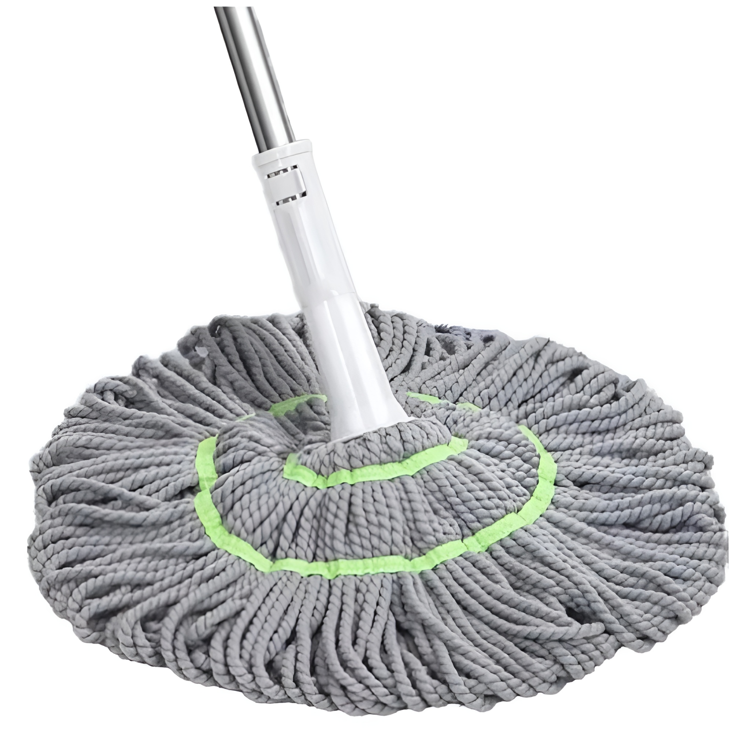 Self-Wringing Microfiber Twist Mop with Telescopic Handle