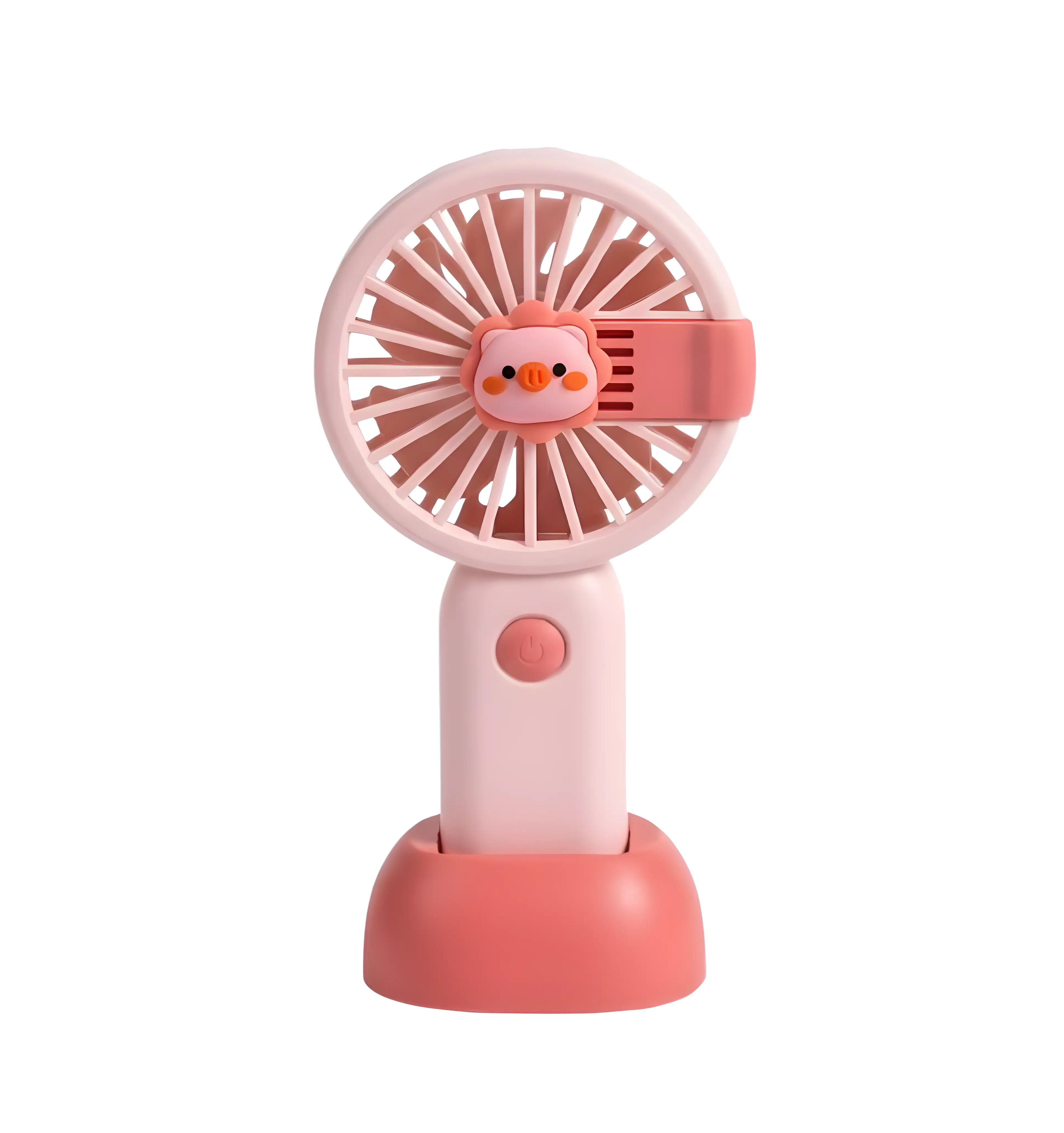 Portable Rechargeable Mini Handheld Fan with Desk Base