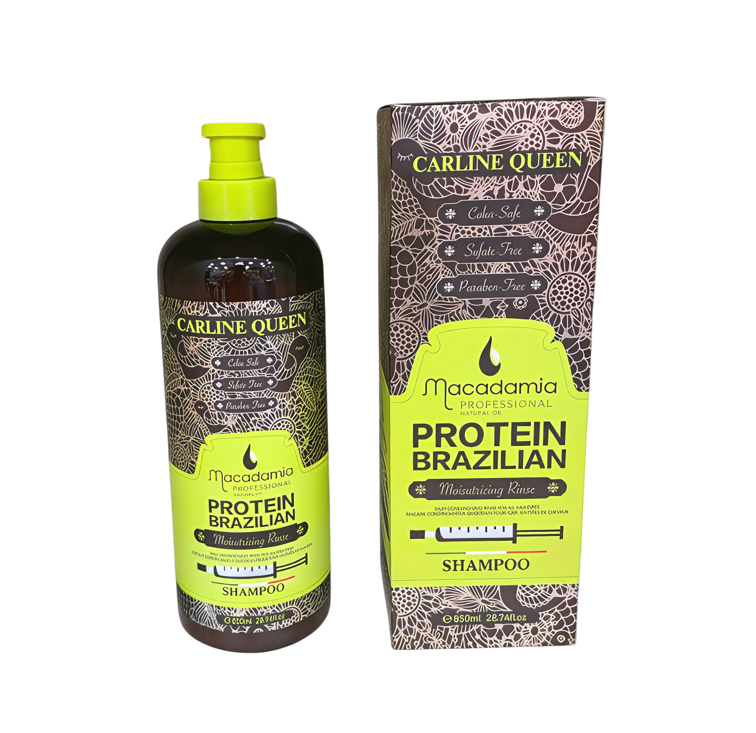 Carline Queen Macadamia Professional Protein Brazilian Shampoo