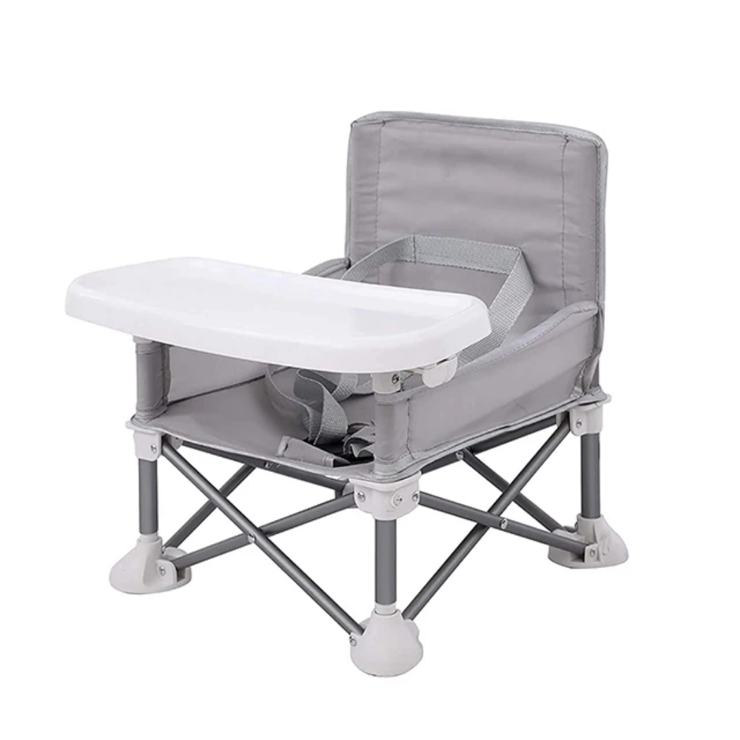 Portable Baby High Chair with Detachable Tray