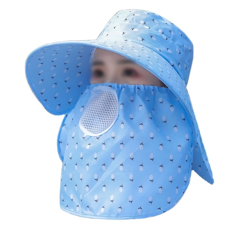 Women's Sun Hat with Face and Neck Cover