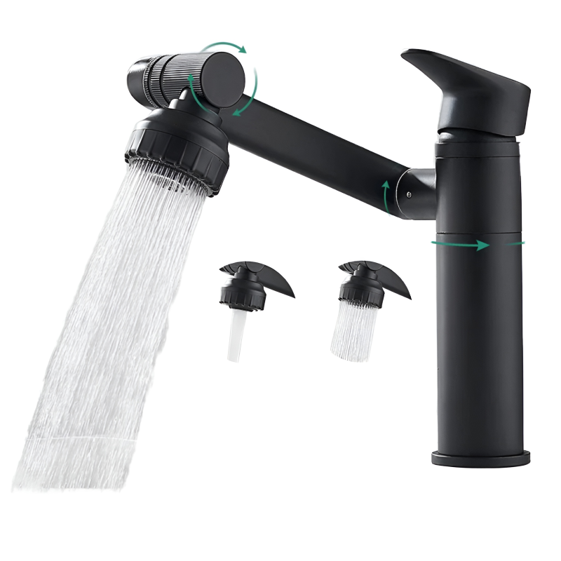 360 Degree Rotating Multifunctional Bathroom Basin Faucet