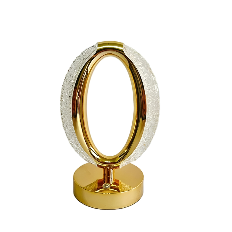 Modern Crystal Halo USB Touch Lamp