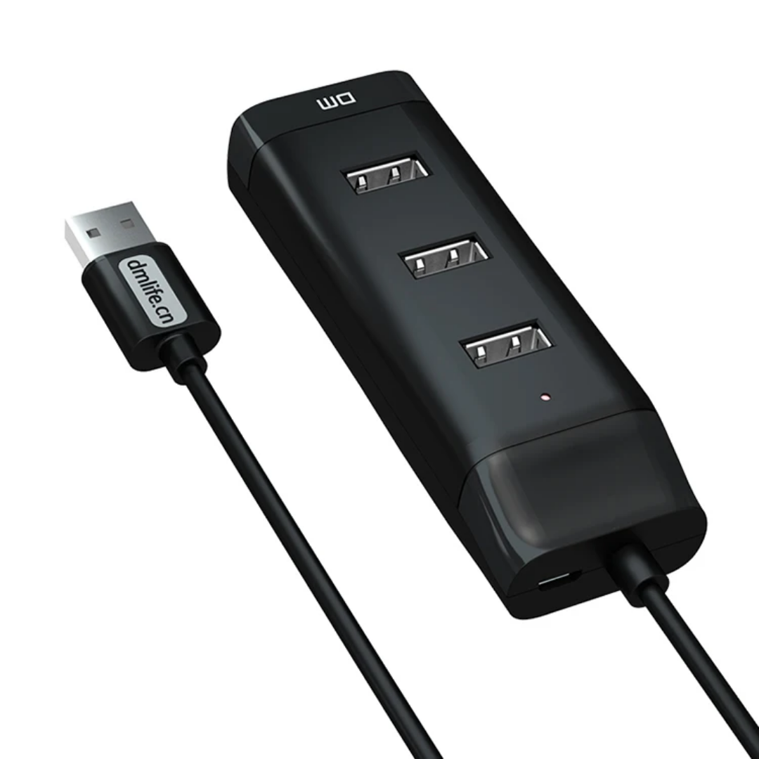 DM 4-Port USB 2.0 Hub with 120cm Extended Cable
