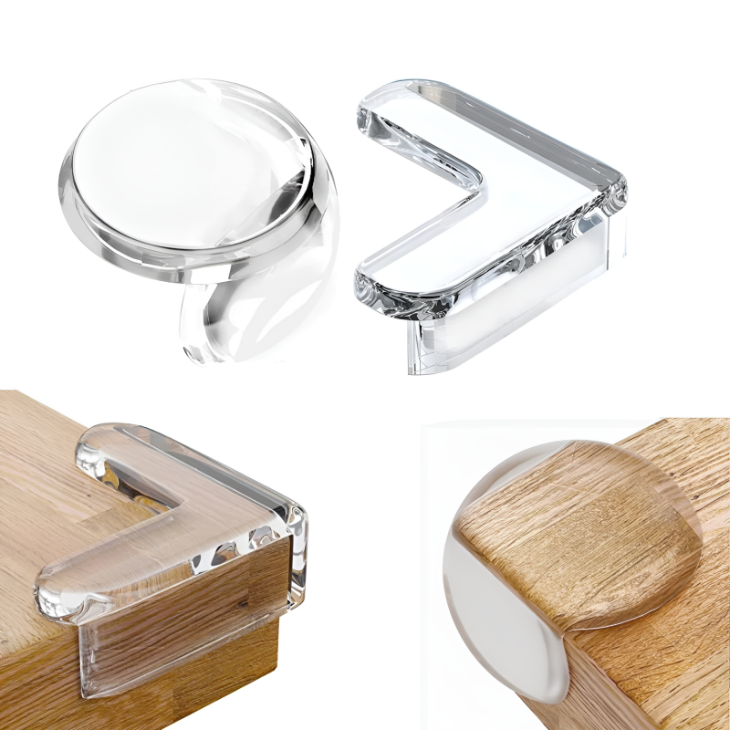 Transparent Soft Silicone Furniture Corner Protectors for Baby Safety