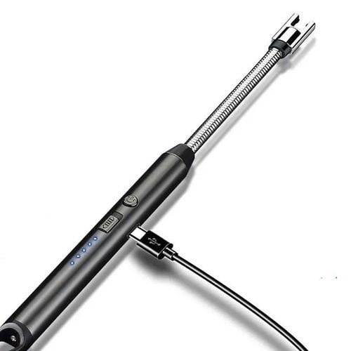 USB Rechargeable Flexible Arc Lighter with LED Battery Gauge