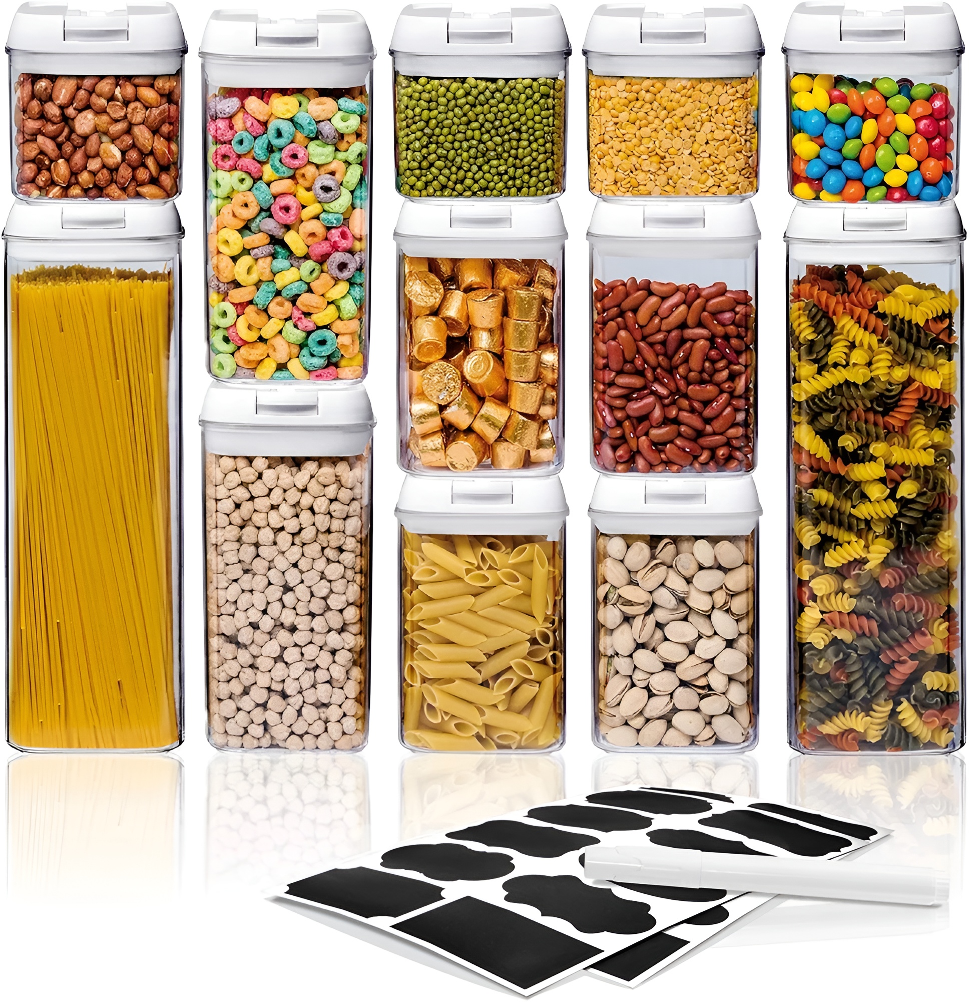 12-Piece Air-Tight Food Storage Container Set