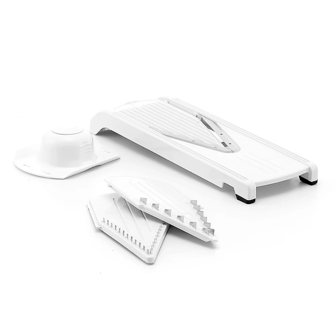 Professional Mandoline Slicer: Multi-Blade Vegetable & Fruit Cutter with Safety Guard