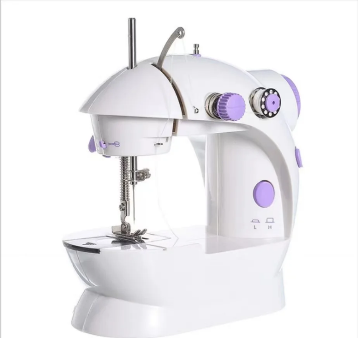 Portable Mini Sewing Machine with Extension Table & Built-in Light