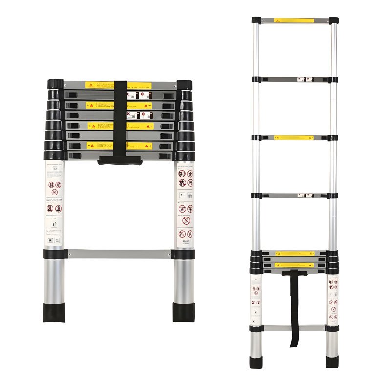 Heavy Duty Stainless Steel Telescopic Ladder (1.90m/40cm)