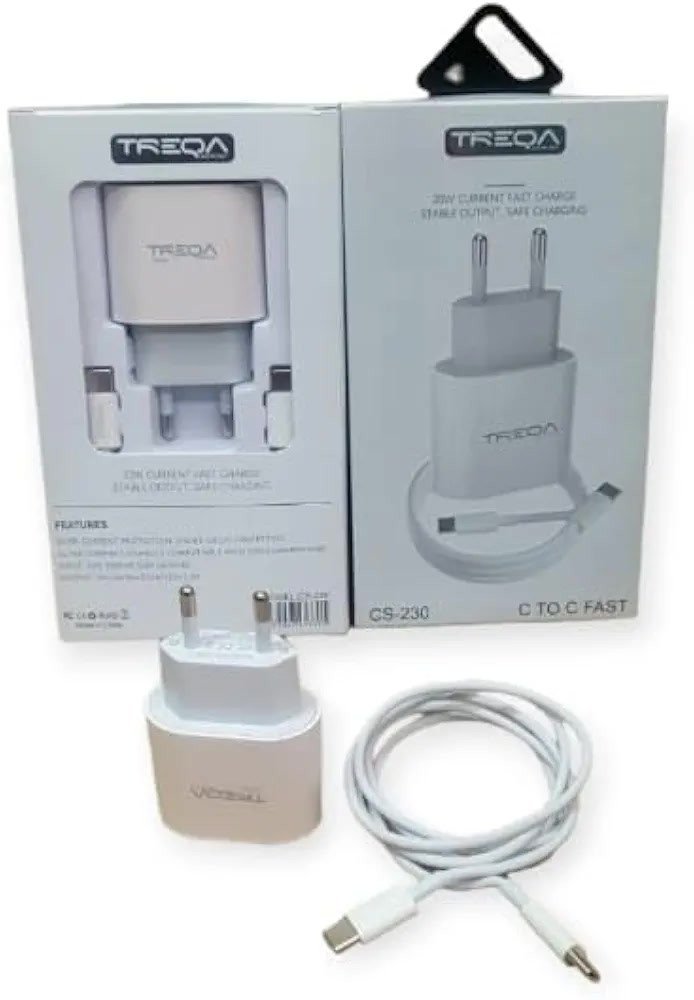 20W USB-C PD Wall Charger with USB-C to USB-C Cable (EU Plug)