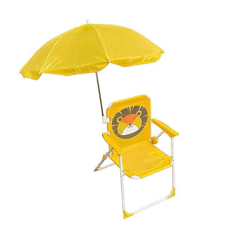 Kids Camping Chair Set with Umbrella and Table