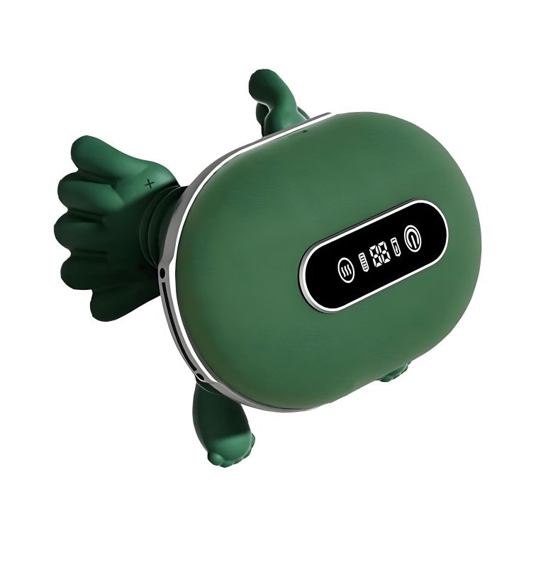 Hand-Simulated Electric Neck and Shoulder Massager with Heat Compression