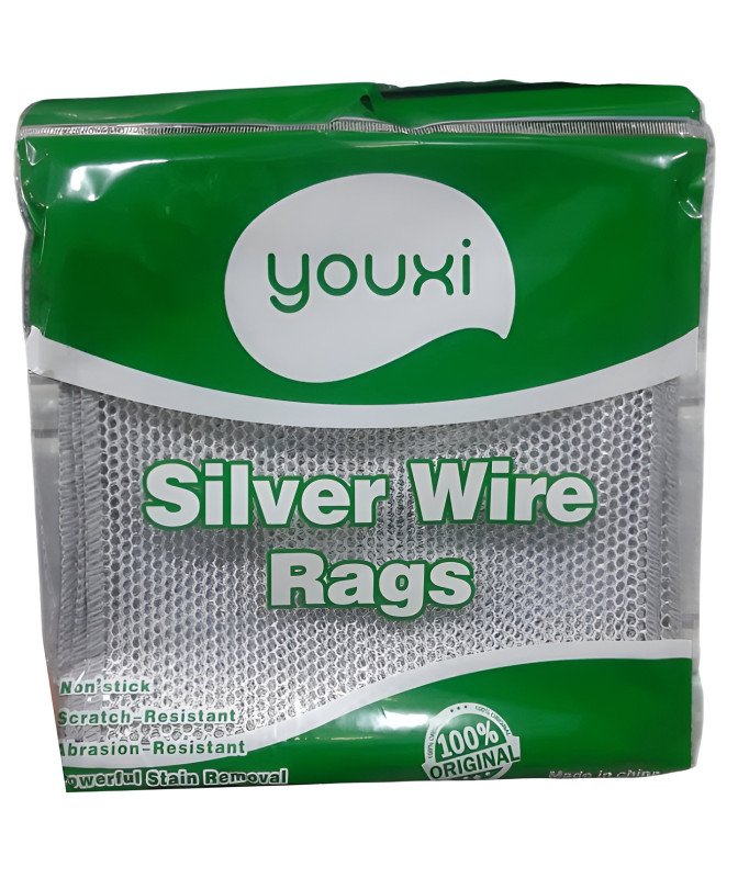 Multipurpose Non-Scratch Silver Wire Dishwashing Rags