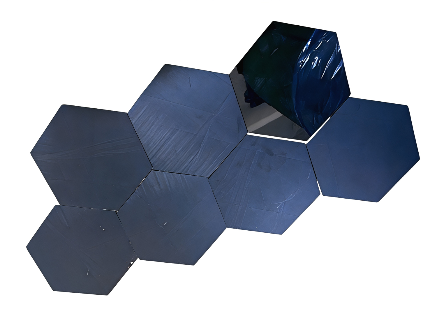 Hexagon Mirror Wall Decals