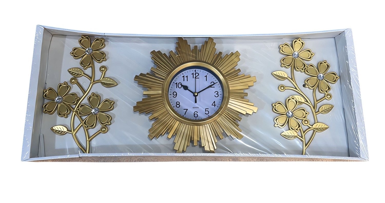Luxury 3-Piece Decorative Wall Clock Set