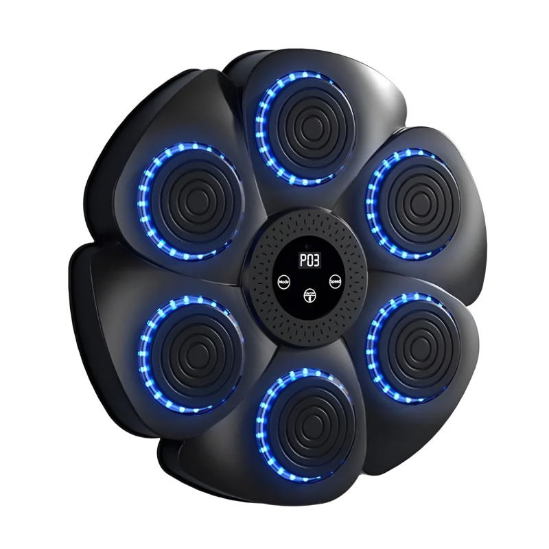 Smart Bluetooth Wall-Mounted Acoustic Boxing Machine with RGB Rhythm Lights