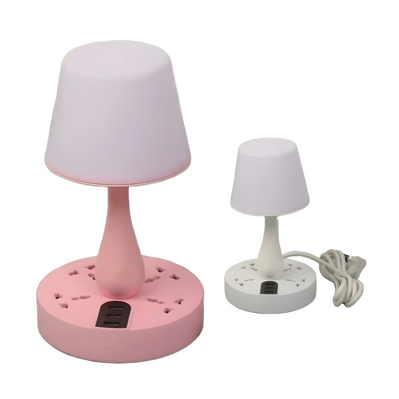 Smart Lamp Socket 2-in-1 LED Desk Lamp & Power Strip