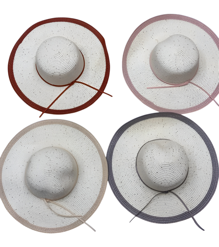 Elegant Wide-Brim Straw Sun Hat Collection