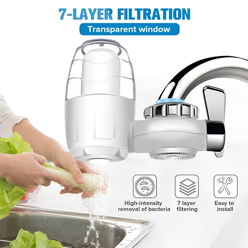 7-Layer Faucet Mounted Water Purifier
